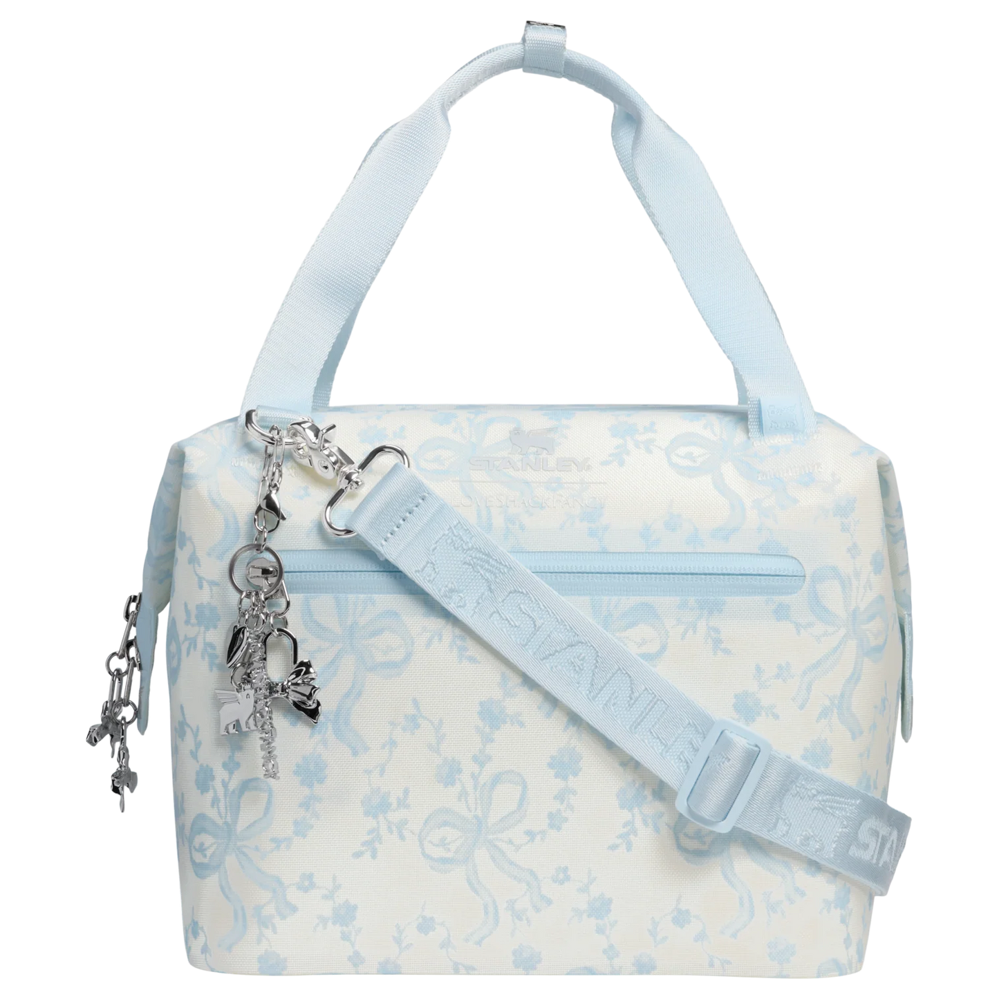 Lonchera 10 Latas LoveShackFancy en Coquette Bow Winter Ice "Pre-Venta"