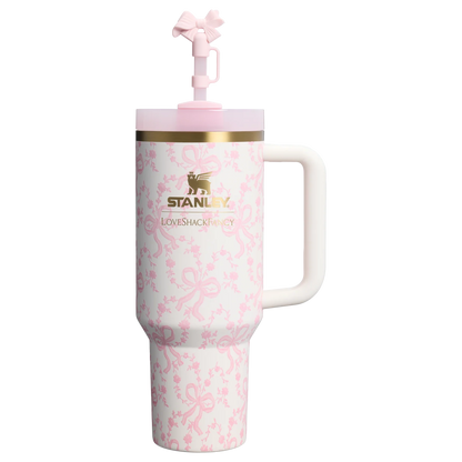 Termo 40 oz LoveShackFancy en Coquette Bow Chantilly "Pre-Venta"