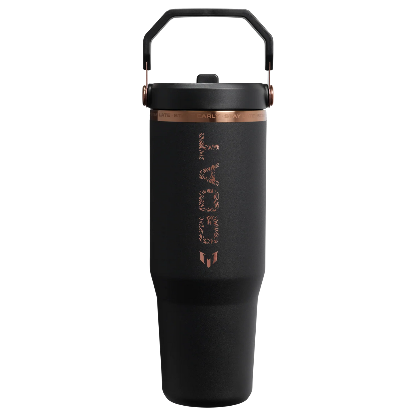 Messi Termo 30oz Ice Flow Flip Straw en Negro "Pre-Venta"