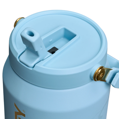 Messi Termo 64oz Ice Flow Flip Straw Jug en Azul