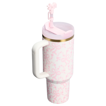Termo 40 oz LoveShackFancy en Coquette Bow Chantilly "Pre-Venta"