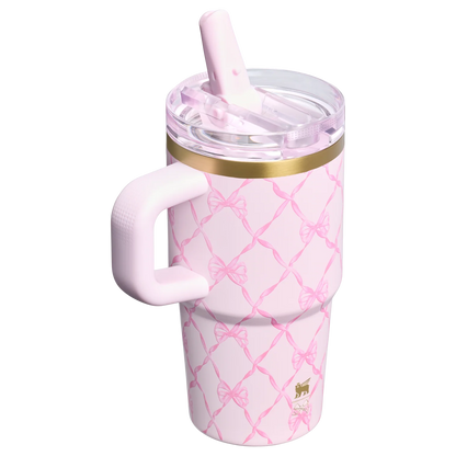Termo 20 oz ProTour LoveShackFancy en Baby Bow Pink Peppermint PREVENTA