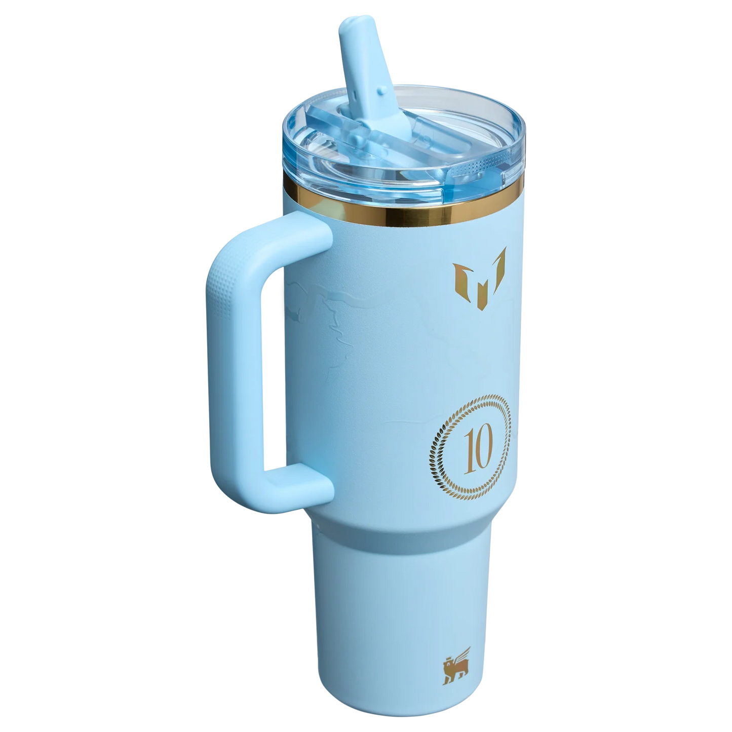 Messi Termo 40 oz Quencher Pro Tour Flip Straw Tumbler en Azul