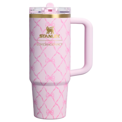 Termo 30 oz ProTour LoveShackFancy en Baby Bow Pink Peppermint PREVENTA