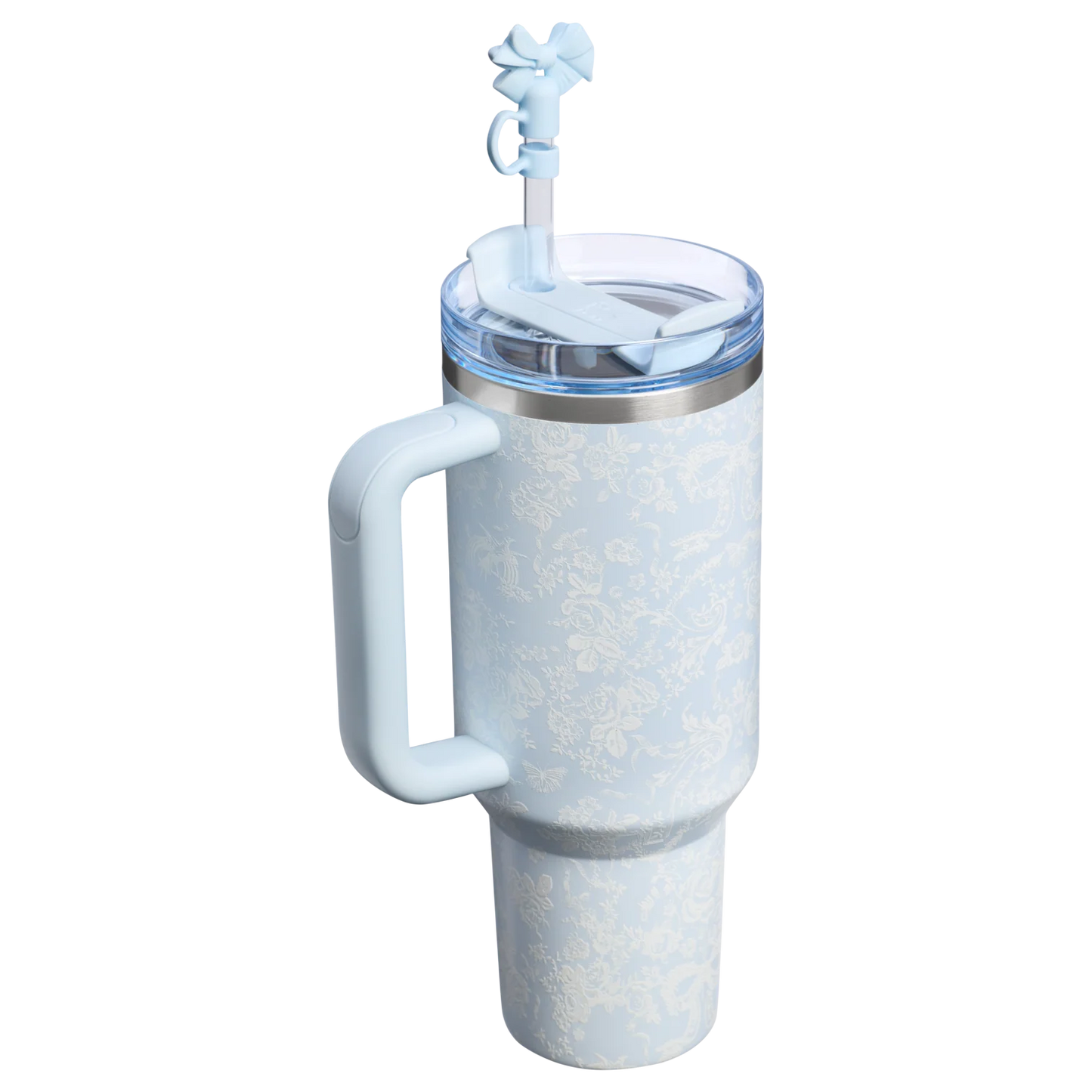 Termo 40 oz LoveShackFancy en Toscana Toile Alpine Blue "Pre-Venta"