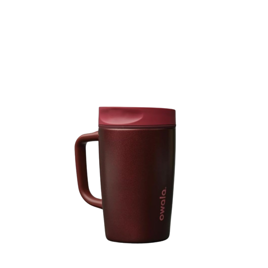 Owala SmoothSip Slider con Asa 12 oz Black Cherry