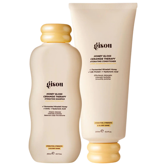 Gisou Honey Gloss Ceramide Therapy Hydrating Shampoo & Conditioner Duo "Pre-Venta"