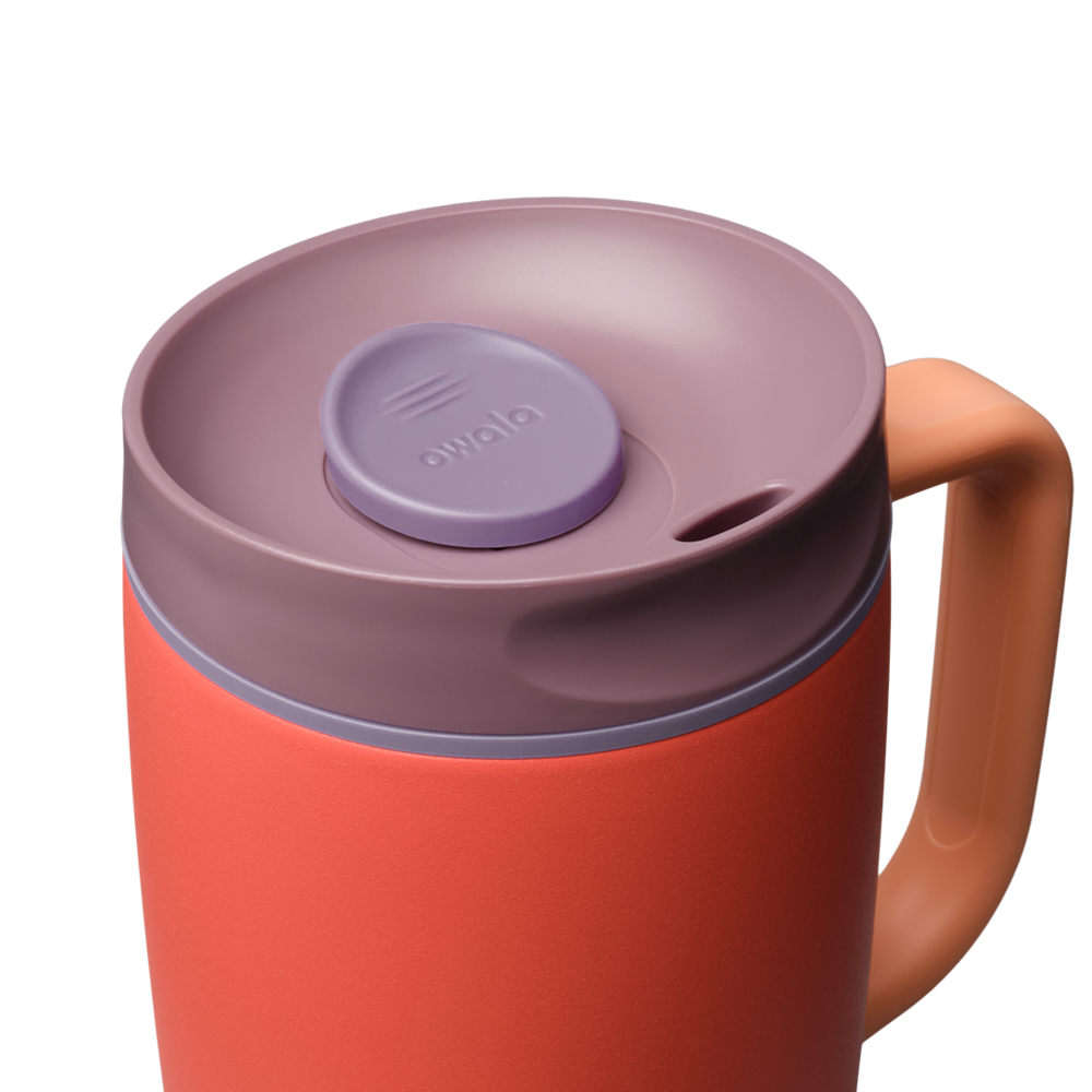 Owala SmoothSip Slider con Asa 12 oz Terracotta Sunset "Pre-Venta"