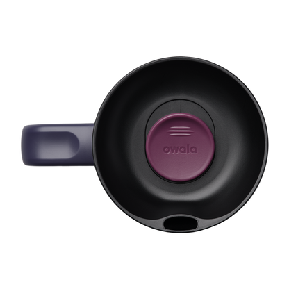 Owala SmoothSip Slider con Asa 12 oz Burgundy Bay "Pre-Venta"