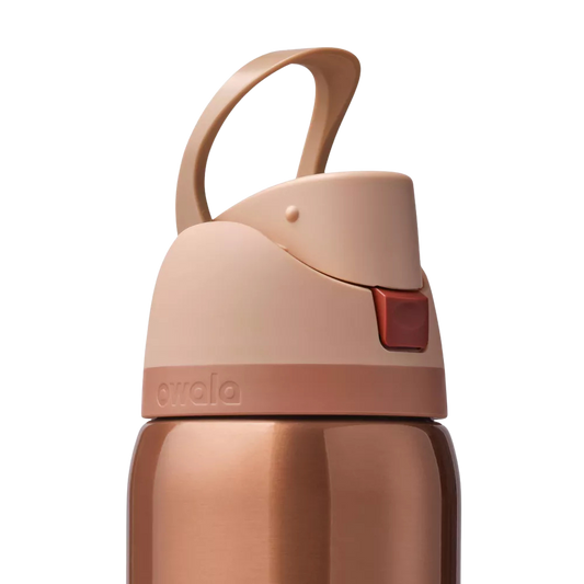 Owala FreeSip 32 oz Metallic Rose Gold