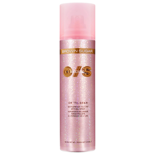 ONE/SIZE by Patrick Starrr On 'Til Dawn Waterproof Glitter Setting Spray - Brown Sugar "Pre-Venta"