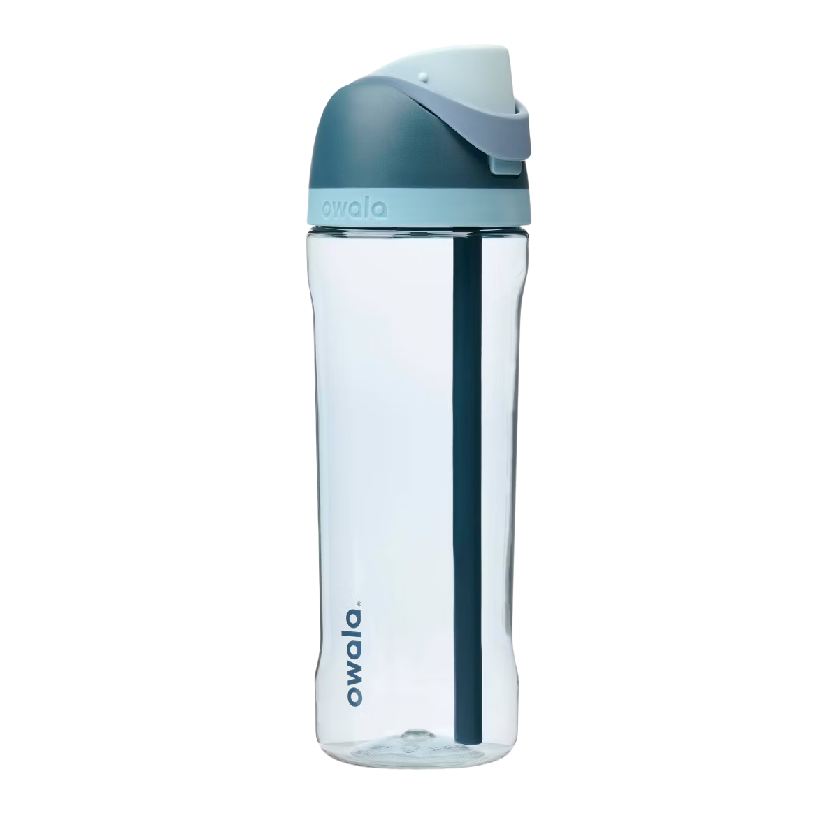 Owala FreeSip 25 oz Clear Tritan Botella de Plástico en Rain Delay PREVENTA