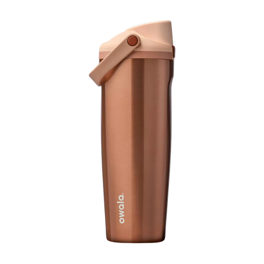 Owala FreeSip Sway 30oz Metallic Rose Gold