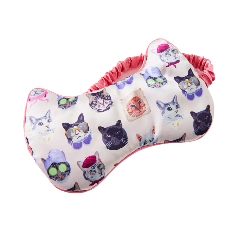 Cat Collage UO Satin Eye Mask PREVENTA
