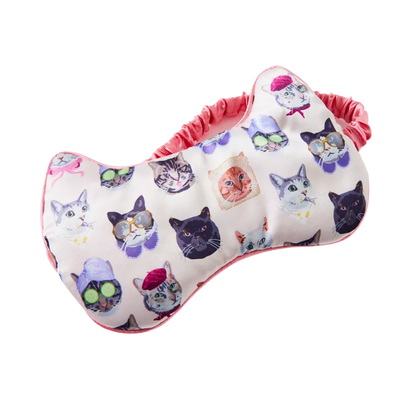 Cat Collage UO Satin Eye Mask PREVENTA