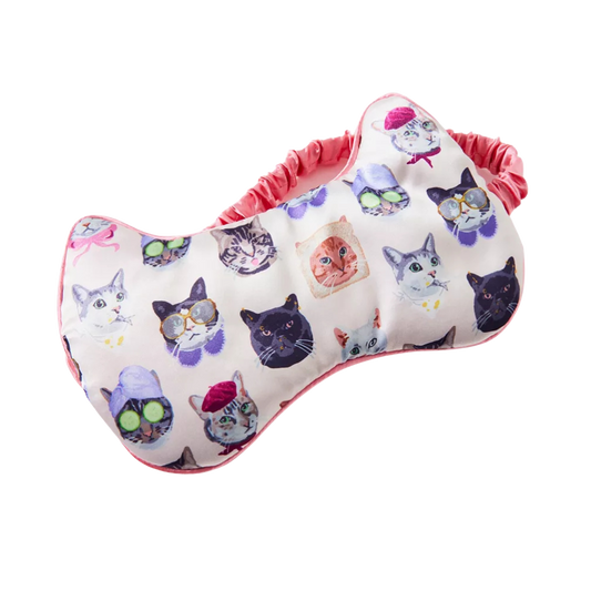 Cat Collage UO Satin Eye Mask PREVENTA
