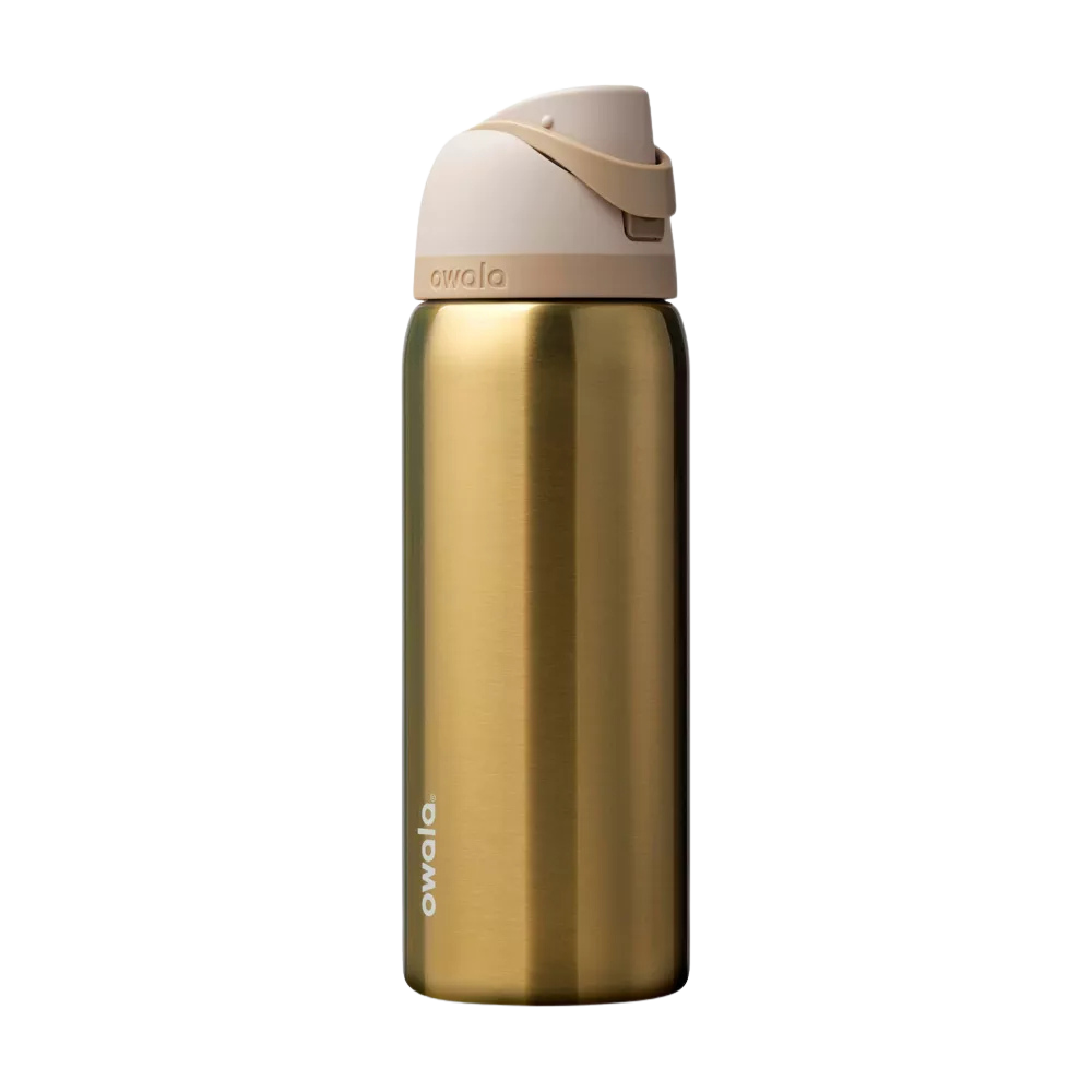 Owala FreeSip 32 oz Metallic Gold
