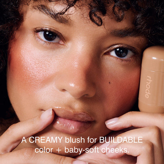Rhod Pocket Blush Buildable Hydrating Cream Blush en Sun Soak
