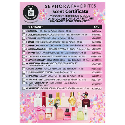 Sephora Favorites Flirty Trending Scents Perfume Sampler Set "Pre-Venta"